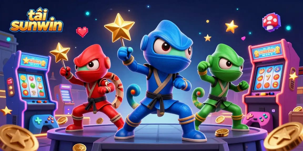Engage in exciting gameplay with tải sunwin's colorful slot machines and ninja chameleon team.
