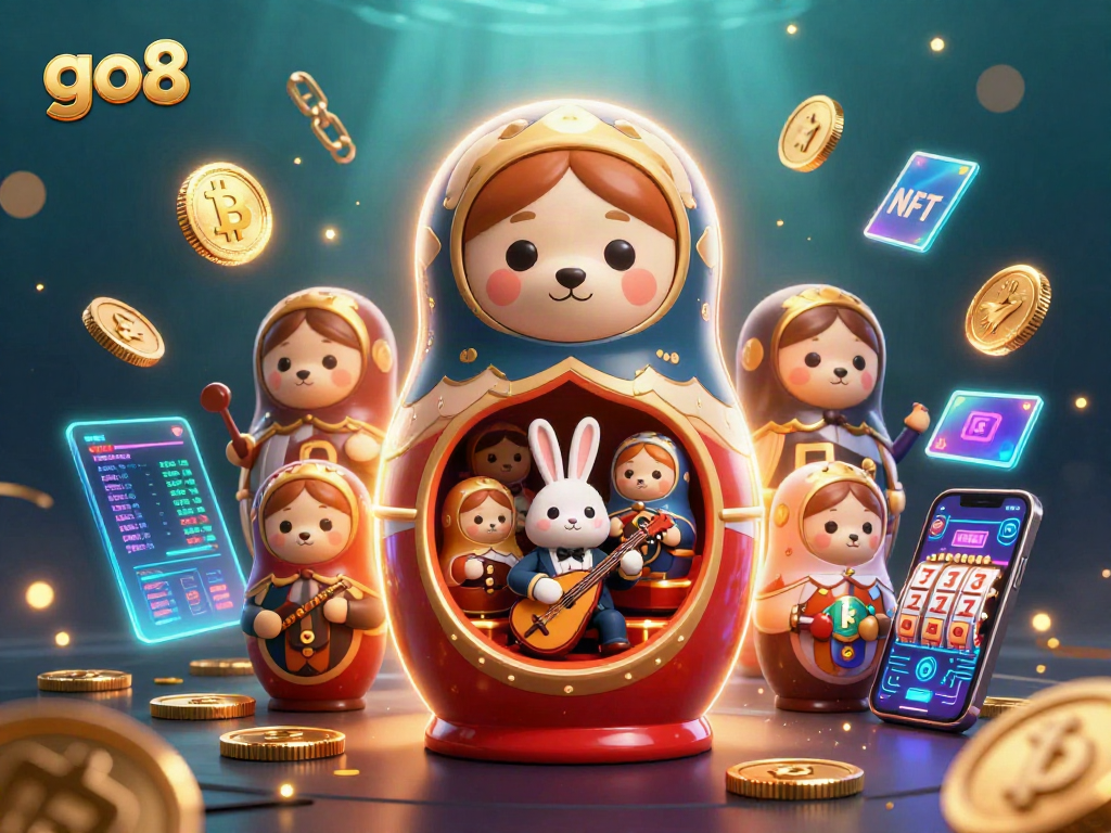 Spin the reels and win big with go8's thrilling casino adventure featuring vibrant characters and rich gaming elements.
