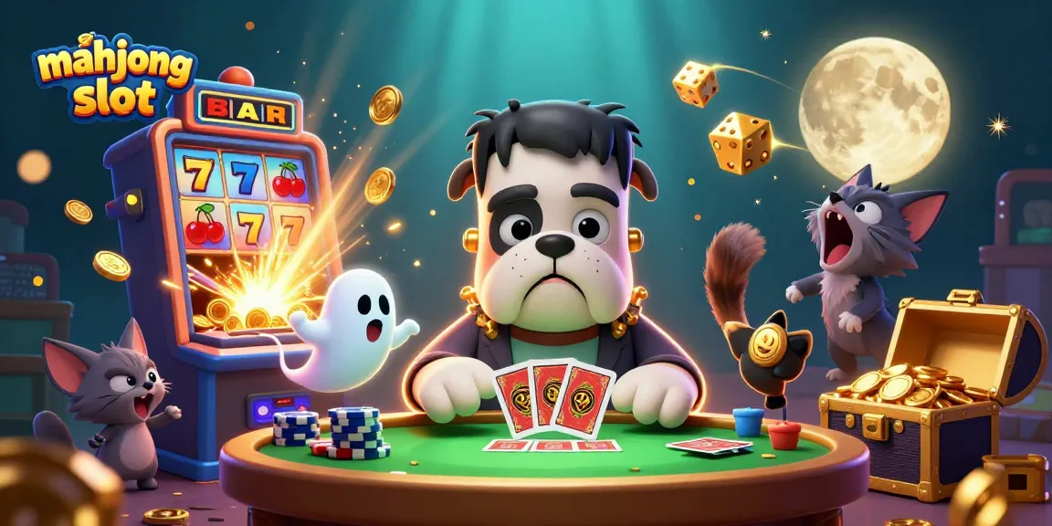 Engaging illustration of mahjong slot with characters and vibrant casino elements showcasing excitement.